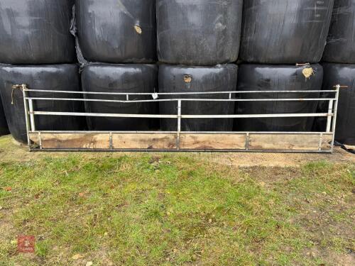 GALVANISED SHEEP FEED BARRIER