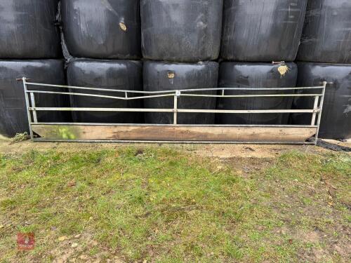 GALVANISED SHEEP FEED BARRIER