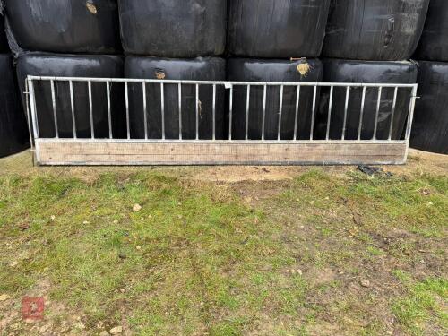 GALVANISED SHEEP FEED BARRIER