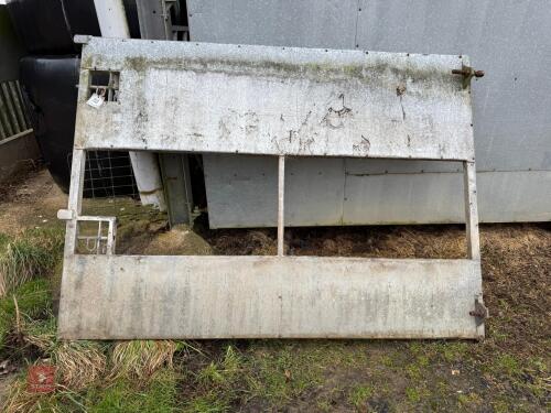 GALVANISED 7' 6'' SHEETED DOOR