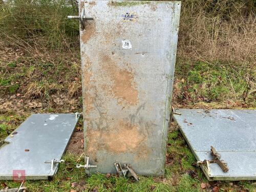 IAE GALVANISED PEDESTRIAN SHEETED DOOR