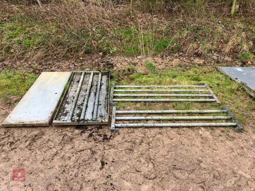 4 GALVANISED SECTIONS