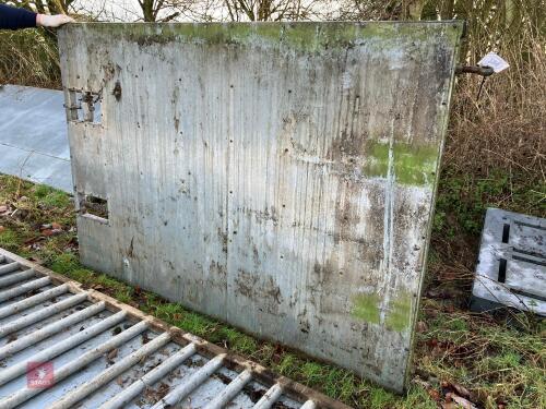 2.2M GALVANISED SHEETED DOOR
