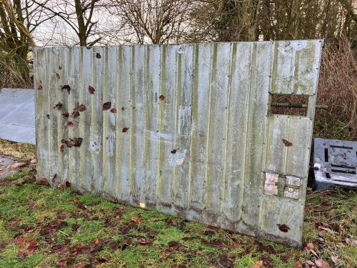 2.9M GALVANISED SHEETED DOOR