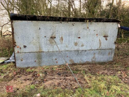 4.3M GALVANISED SHEETED DOOR