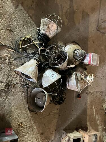 8 HEAT LAMPS