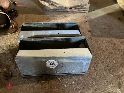 2 WATER TROUGH LIDS