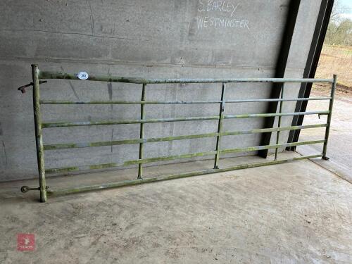 12' GALVANISED YARD GATE