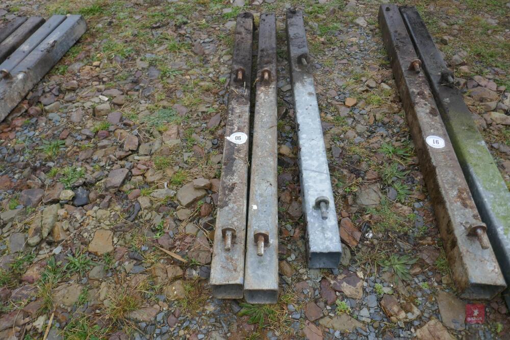 3 X IRON POSTS