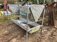 FREESTANDING 8' GALVANISED HAY RACK - 2