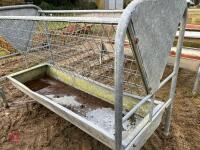 FREESTANDING 8' GALVANISED HAY RACK - 7