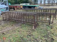 5 FREESTANDING CALF FEED FRONTS