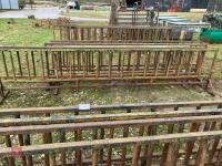 5 FREESTANDING CALF FEED FRONTS - 5