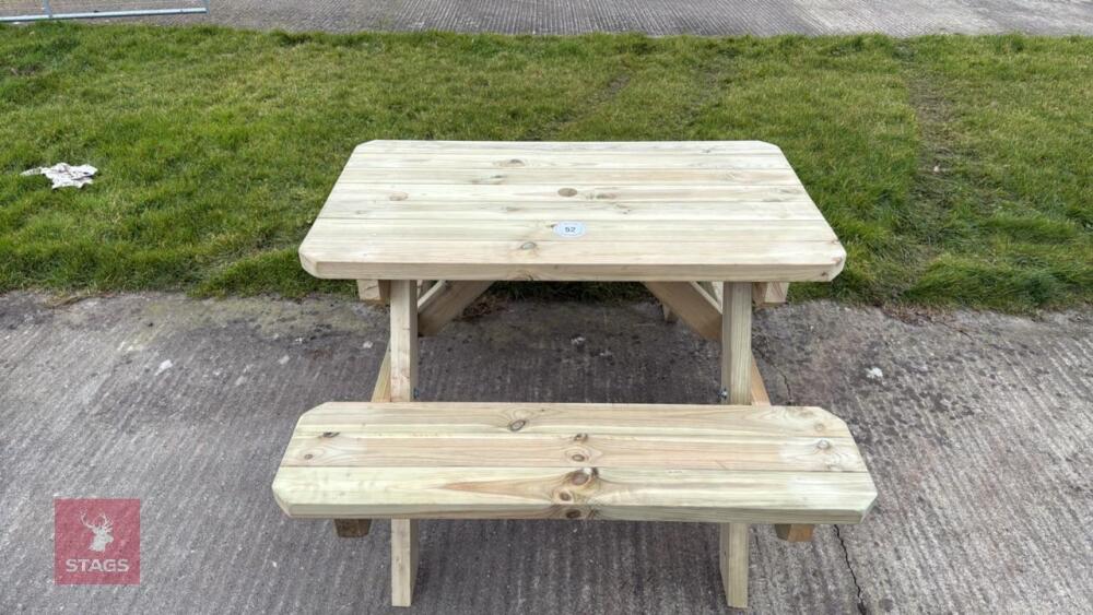1.2M GARDEN PICNIC TABLE