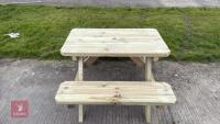 1.2M GARDEN PICNIC TABLE