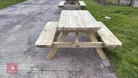 1.2M GARDEN PICNIC TABLE - 2