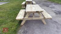 1.2M GARDEN PICNIC TABLE - 4