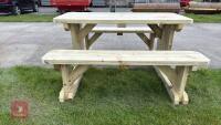 1.6M PICNIC TABLE & BENCHES - 4