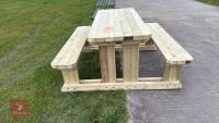 1.6M PICNIC TABLE & BENCHES - 5