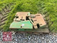 8 X 45KG JOHN DEERE WAFER WEIGHTS - 2