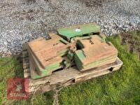 8 X 45KG JOHN DEERE WAFER WEIGHTS - 5