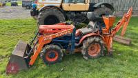 KUBOTA 4 X 4 TRACTOR & BACKHOE - 2
