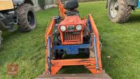 KUBOTA 4 X 4 TRACTOR & BACKHOE - 4
