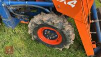 KUBOTA 4 X 4 TRACTOR & BACKHOE - 6