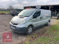 2009 VAUXHALL 2900 VIVARO VAN