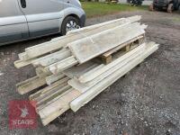 PALLET OF MIXED CONCRETE POSTS - 3