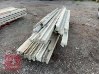 PALLET OF MIXED CONCRETE POSTS - 7