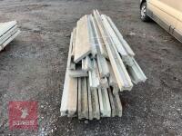 PALLET OF MIXED CONCRETE POSTS - 9