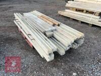 PALLET OF MIXED CONCRETE POSTS - 3