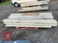 PALLET OF MIXED CONCRETE POSTS - 4