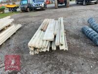 PALLET OF MIXED CONCRETE POSTS - 8