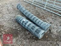 2 ROLLS OF STOCK NETTING - 2