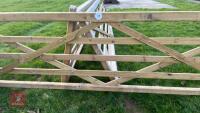 12' WOODEN FIELD GATE - 3