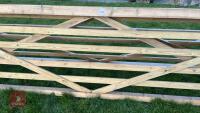 15' WOODEN FIELD GATE - 6