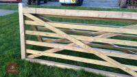 15' WOODEN FIELD GATE - 7