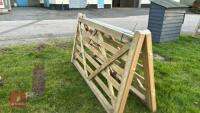 2 X 7' WOODEN FIELD GATES - 5