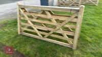 2 X 7' WOODEN FIELD GATES - 6