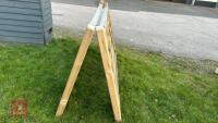 2 X 7' WOODEN FIELD GATES - 3