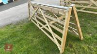 10' 10'' WOODEN FIELD GATE - 2