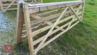 10' 10'' WOODEN FIELD GATE - 3