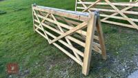 10' 10'' WOODEN FIELD GATE - 2