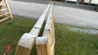 10' 10'' WOODEN FIELD GATE - 4