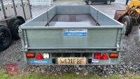 IFOR WILLIAMS LM125G 12' FLATBED TRAILER - 14