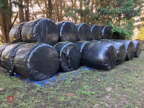 25 ROUND BALES OF 2024 SILAGE BIDS PER BALE