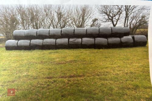 70 ROUND BALES OF 2024 SILAGE BIDS PER BALE