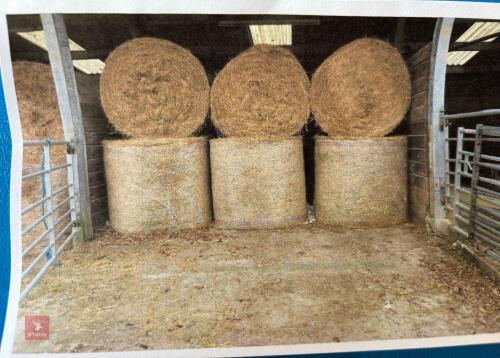 60 ROUND BALES OF 2024 HAY BIDS PER BALE